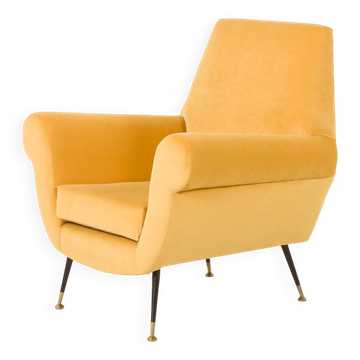 Gigi Radice mid century lounge chair for Minotti, Italy 1950s