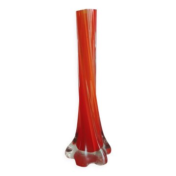 Vase orange vintage