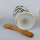 set salt pepper mustard, pot faience Portmairion made in England décor Botanic Garden