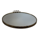 round brass mirror