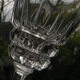Set of 6 crystal water glasses from arques, pompadour model