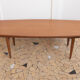 Scandinavian coffee table spindle feet