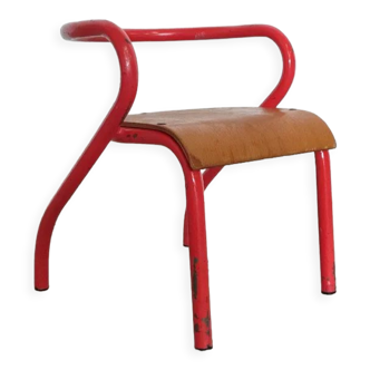 Chaise enfant Jacques Hitier vintage