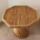 Table basse en bambou et jute