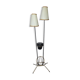 Vintage floor lamp magazine door in wrought iron