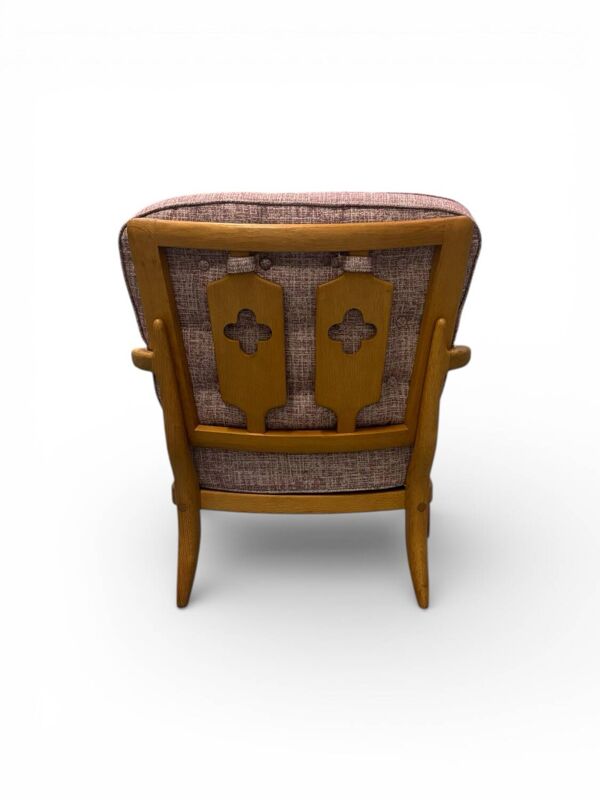 Fauteuil “José” en chêne massif par Guillerme & Chambron pour Votre Maison