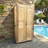 Vintage wooden wardrobe from 1940.