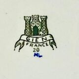 6 flat plates Gien Dionysos the children at the press 1938 1960