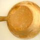 Frying pan, old caquelon, yellow glazed earthenware from the south of France.