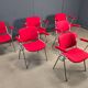 Chaises latérales vintage DSC 106 par Giancarlo Piretti pour Castelli, années 1970 - ensemble de 6