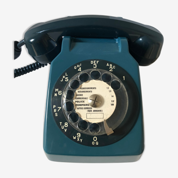 Vintage blue phone