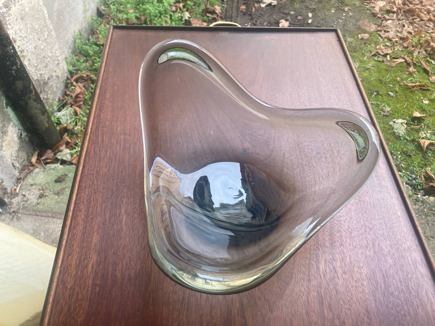 Scandinavian glass cup