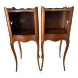 Pair of old louis XV style bedside tables