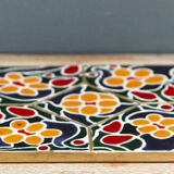 Dessous de plat vintage en faience