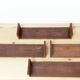 Mid-Century Teak Wandregal I Set of Four