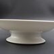 White porcelain dish, cut on foot, ideal for fruit or dessert! Around 1920-1930