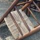Série de 4 chaises modèle "Dordogne" éditées par Sentou