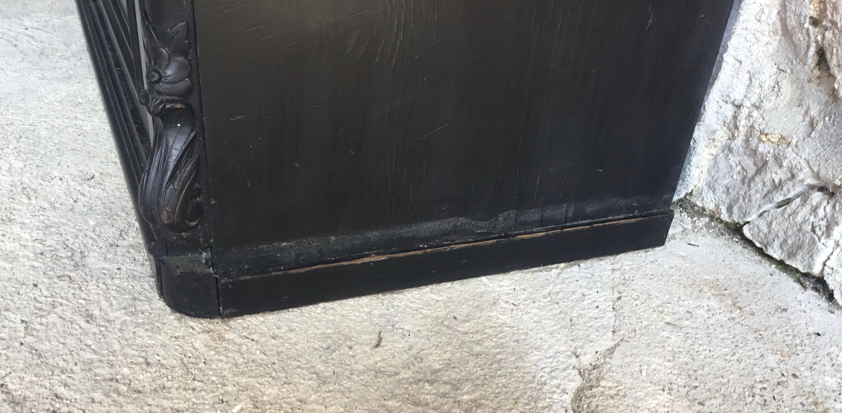 Black glazed sideboard Napoleon III era