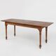 Rustic Farmhouse Table in Pine Wood, France, 1850s