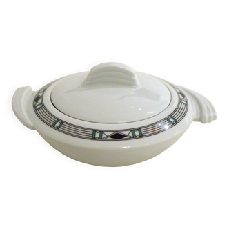 Delphie sugar bowl by Guy Degrenne in porcelain