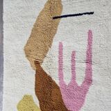 Handmade Berber rug in pure wool 2.5x1.5 m