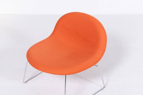 Paire de chaises longues au design danois « 3D » de Komplot Design pour Gubi