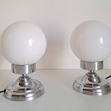 Pair of bedside lamps