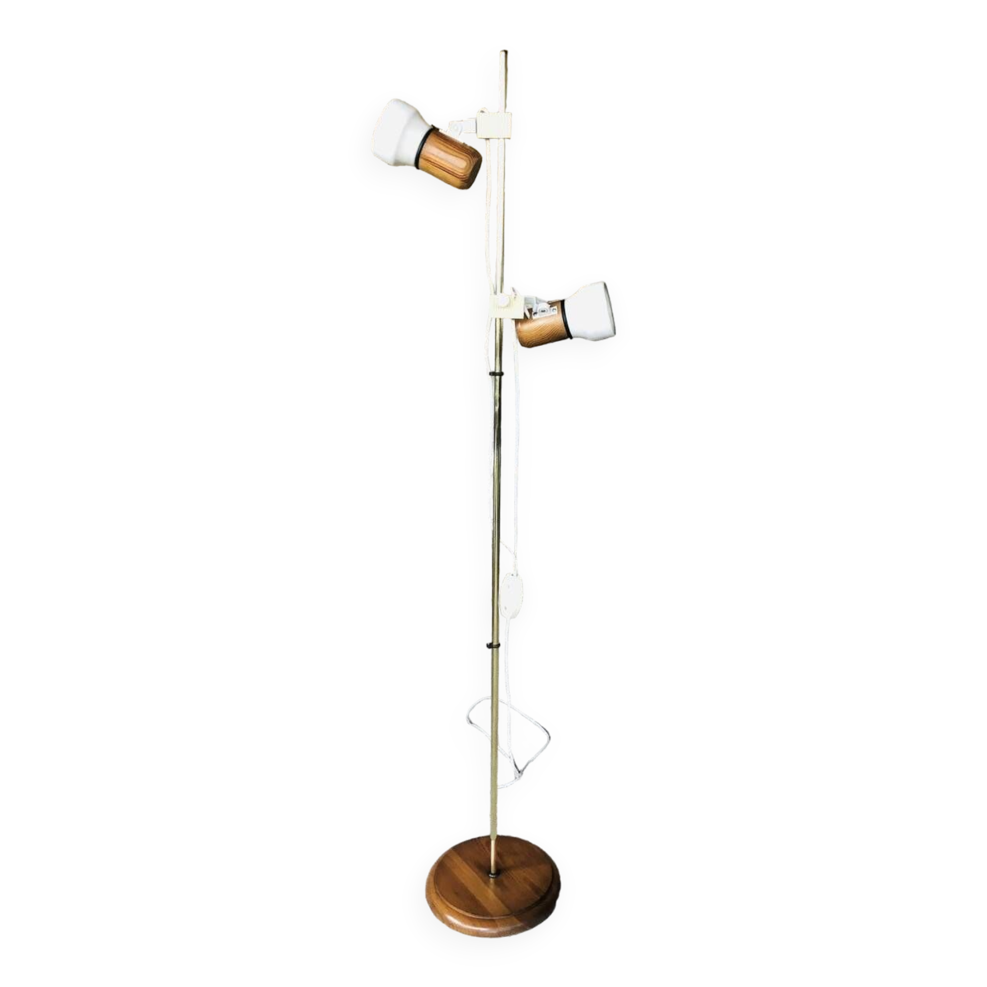 Vintage adjustable floor lamp by Vrieland design, circa 70's/80's