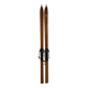 Pair of old wooden skis 195 cm