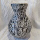 Gray ceramic vase from the 1950s