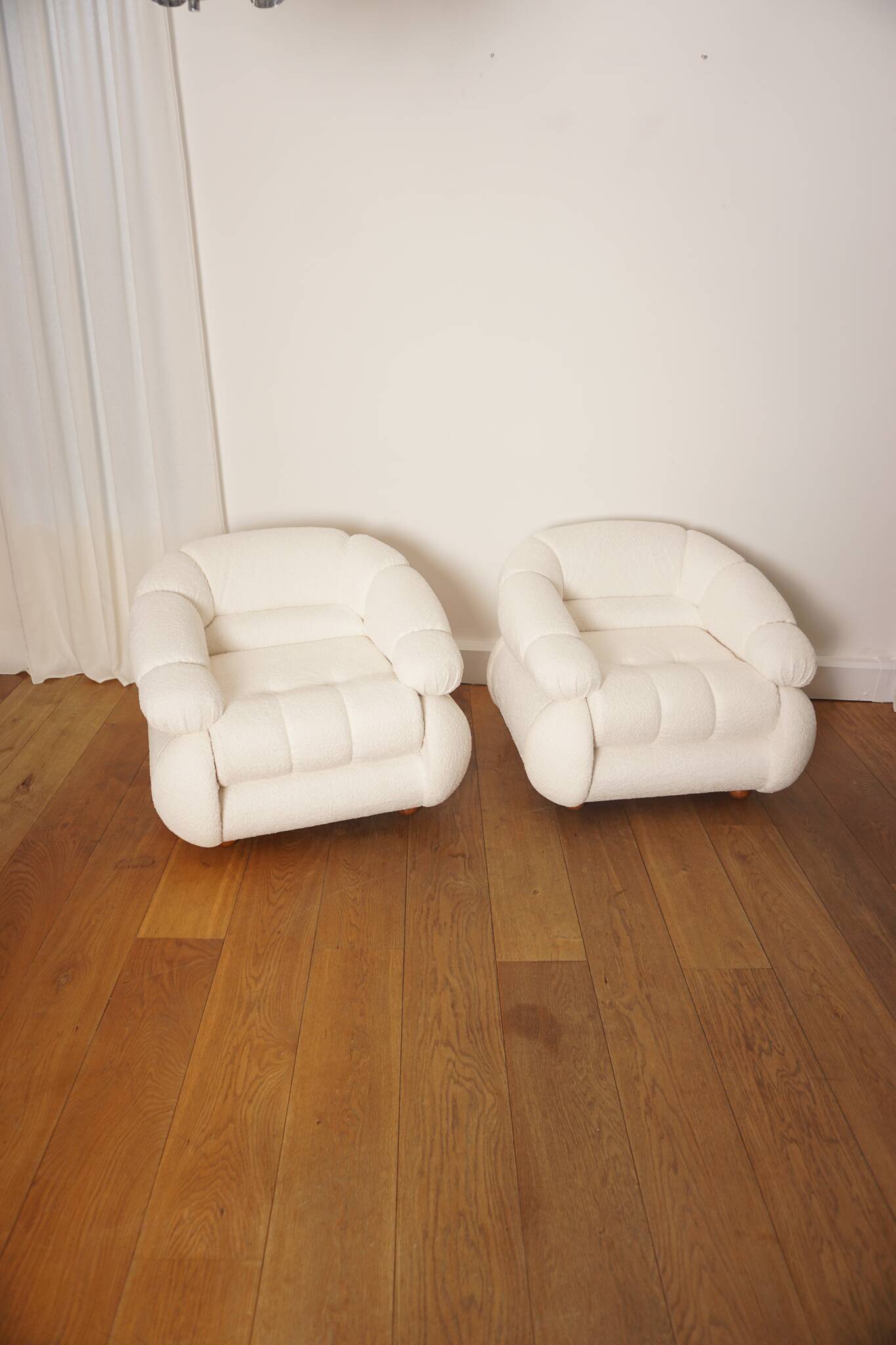 Paire de fauteuils Space Age d'Adriano Piazzesi, 1970