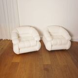Paire de fauteuils Space Age d'Adriano Piazzesi, 1970