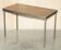 Modern mid-century writing desk signed Cartier in bronze and leather.
