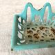 Antique enamelled cast iron soap dish