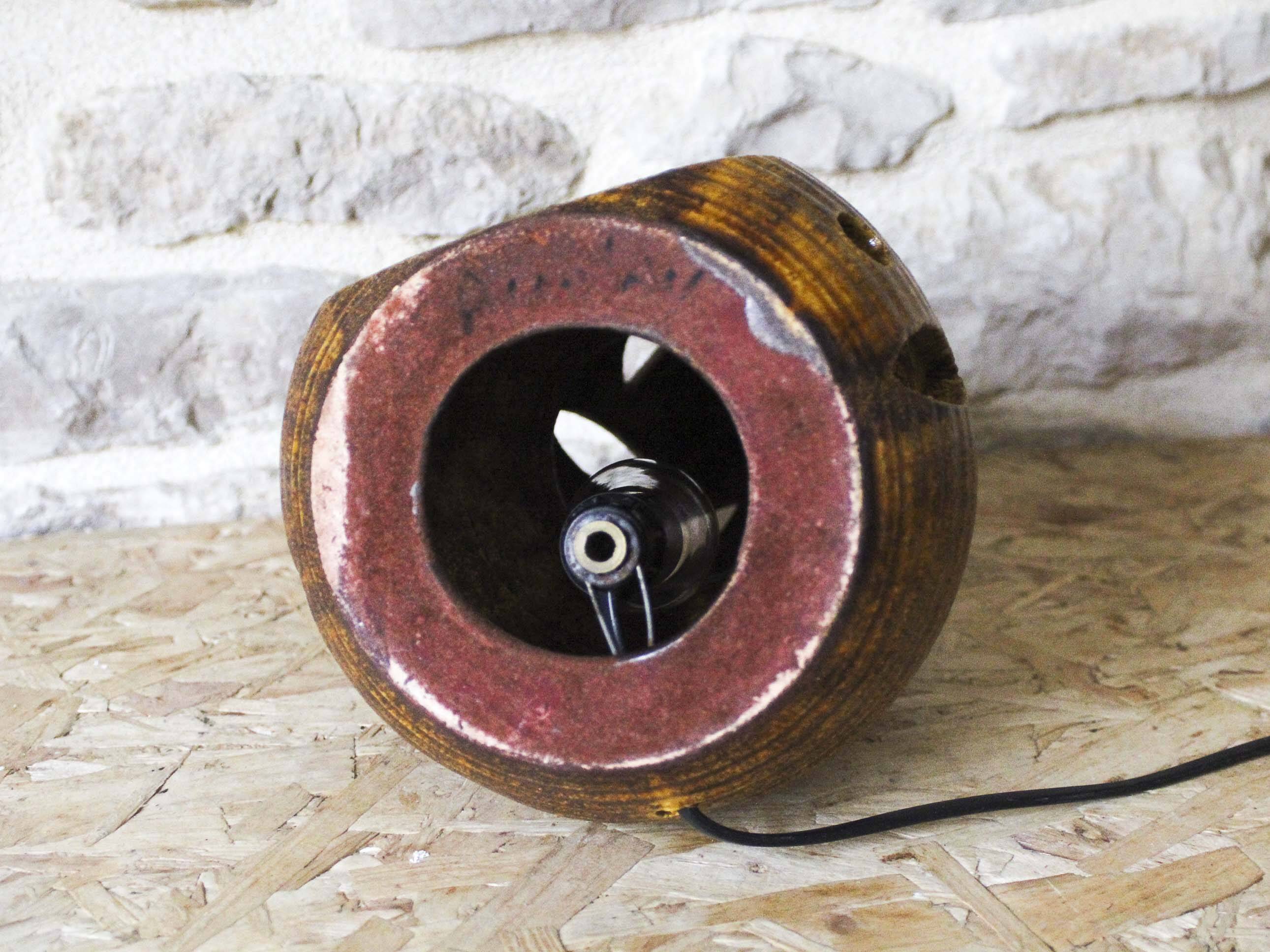 Accolay ceramic and resin lamp