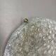 Large 40cm Murano Ice Glass Flushmount Wall Light by Hillebrand Leuchten, 1