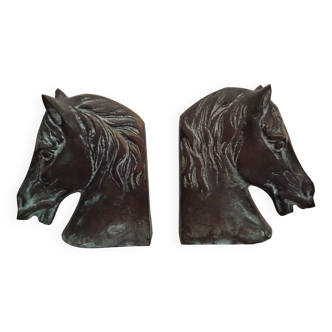Bronze bookends