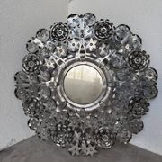 Miroir mexicain vintage en métal