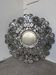 Miroir mexicain vintage en métal