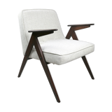 Fauteuil beige Bunny de Józef Chierowski, années 1970