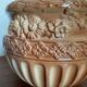 Digoin 19th century majolica ceramic pot cover