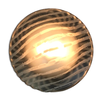 Peill & Putzler glass wall or ceiling light 1965
