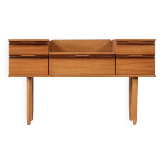 Commode, console Avalon en teck, milieu XXème