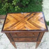 Old wood bedside
