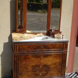 Miroir triptyque époque Art Déco