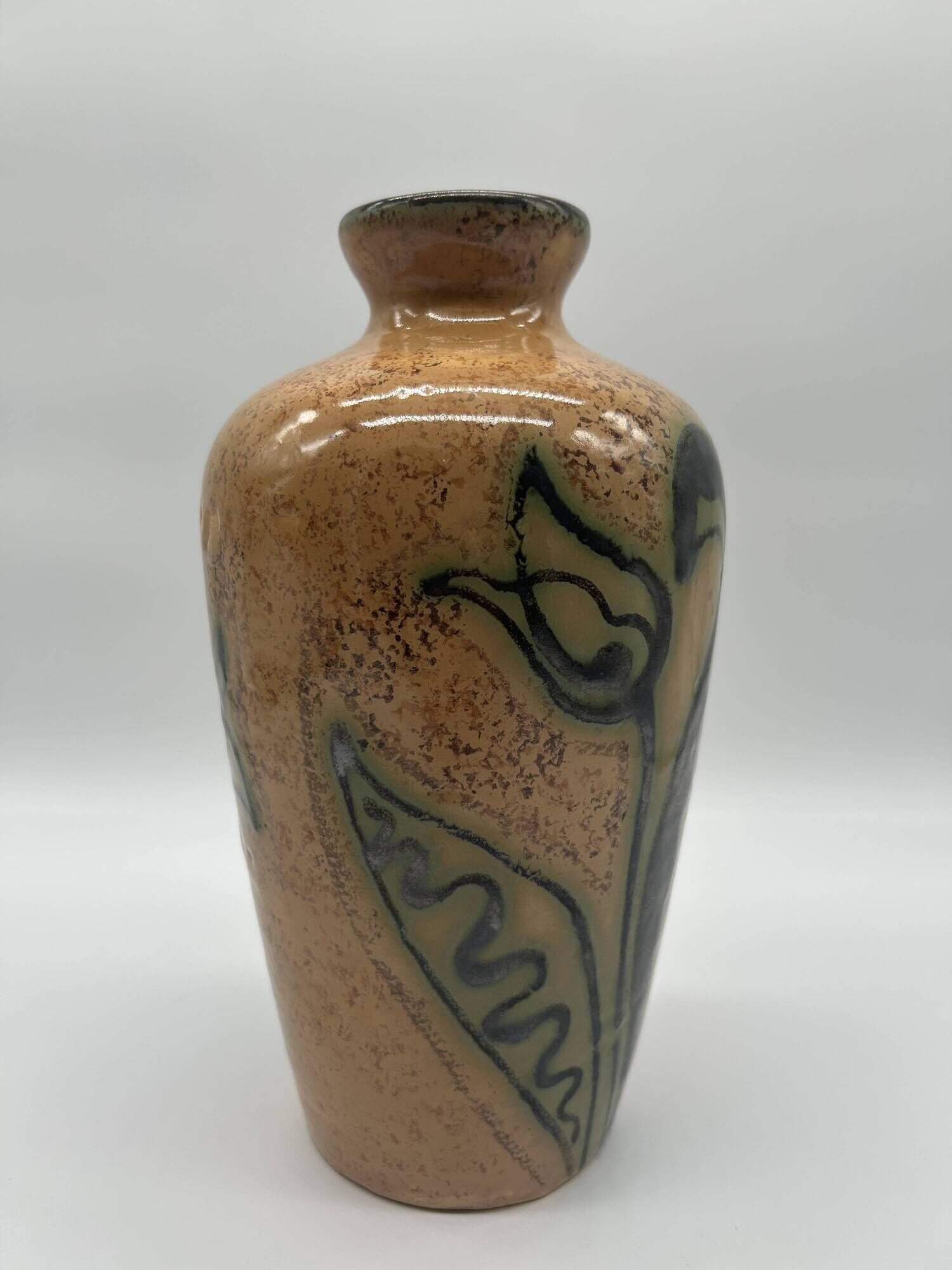 Art deco vase attributed to louis randour for saint-ghislain