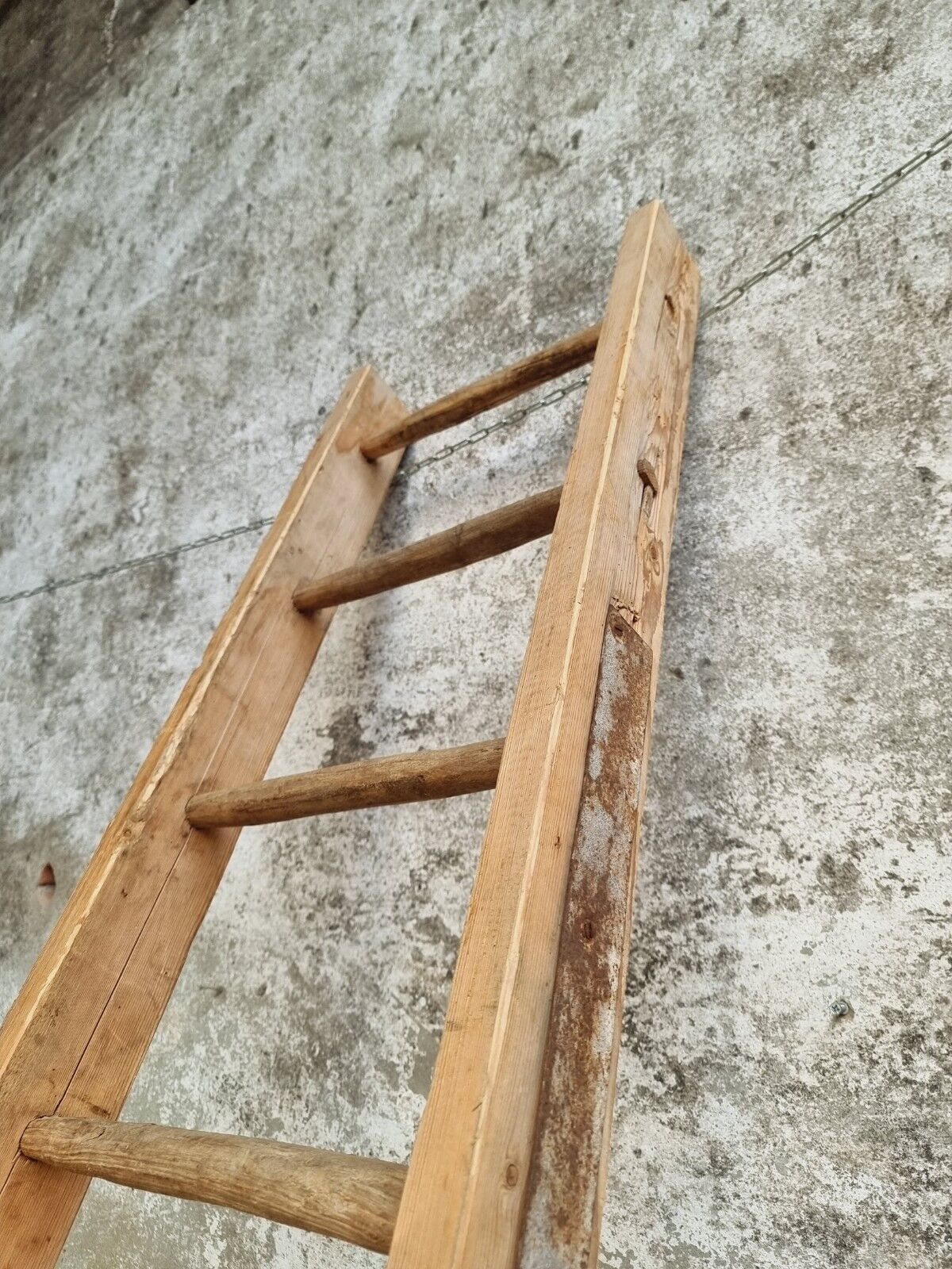 Antique ladder pine 290 cm