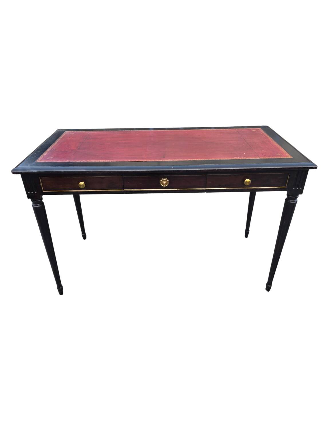 Louis XVI style mahogany desk from the 20th century.