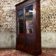 Mahogany showcase bookcase Louis Philippe XIX century
