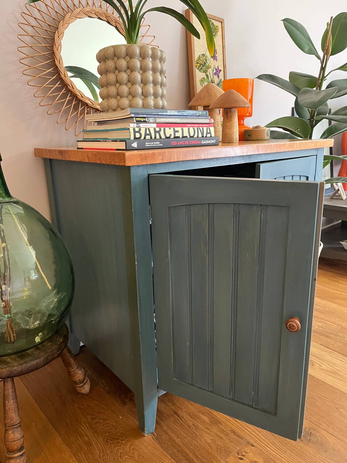 Small Parisian buffet vintage jam cabinet